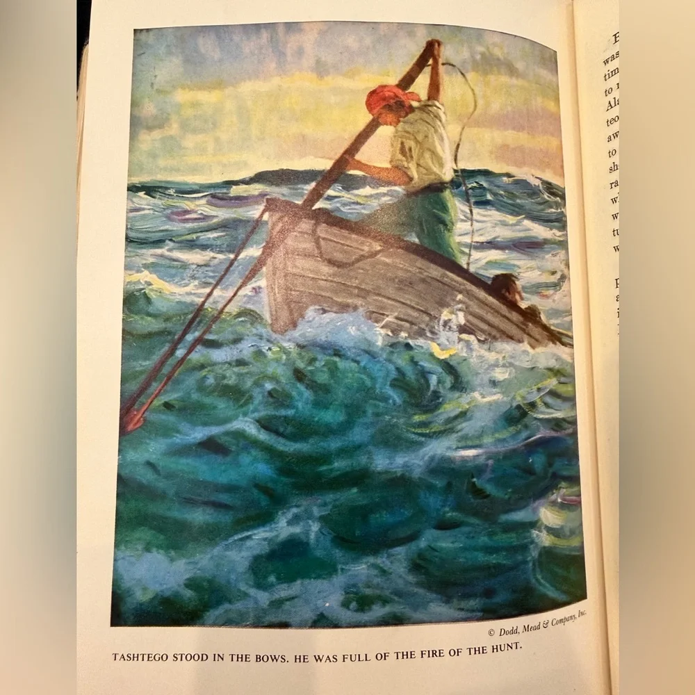 Vintage 1942 Edition Hardback Moby Dick by Melville. Mead Schaefer Illustrations